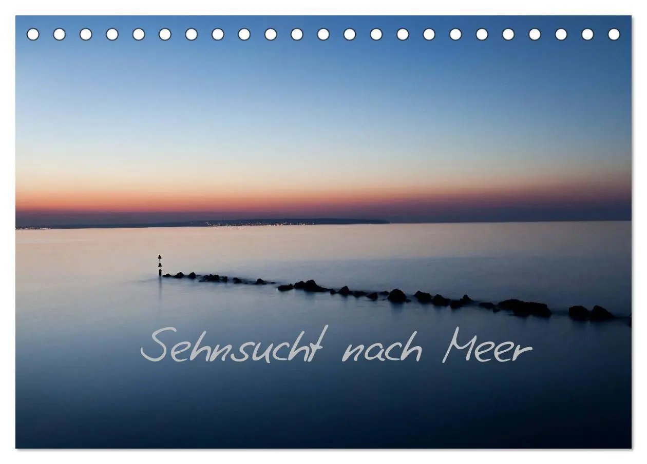 Cover: 9783516222852 | Sehnsucht nach Meer (Tischkalender 2026 DIN A5 quer), CALVENDO...